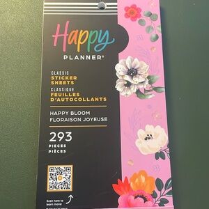 Happy Planner Happy Bloom sticker book.  New